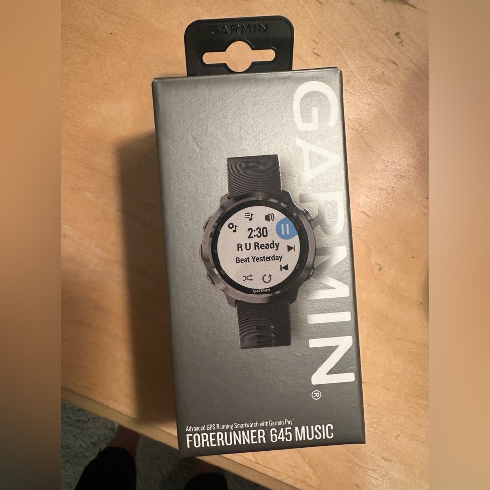 Garmin Black Smartwatch with GPS and Music
